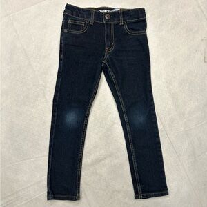 OshKosh B'gosh Navy boys Dark Skinny Jeans Age 5 Denim Adjustable Waist Pants